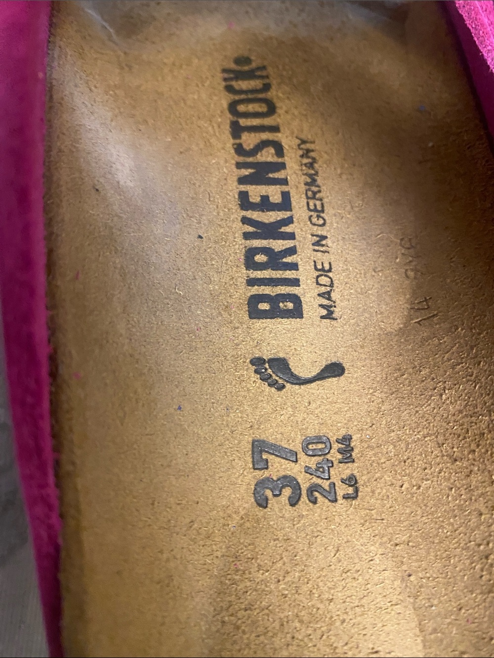 Birkenstock Arizona Double Strap Sandals in Bright Pink NWT size 37 - Picture 4 of 7